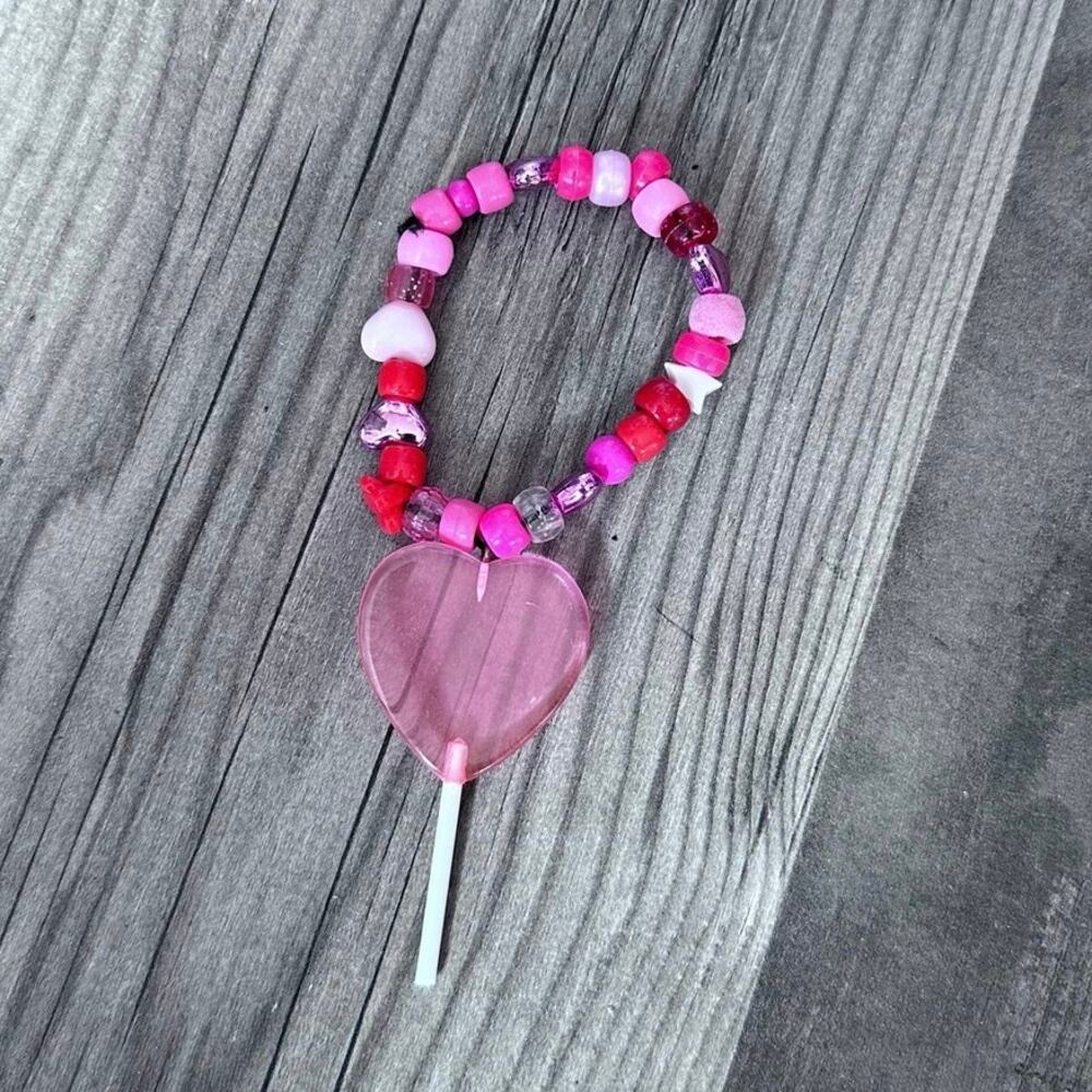 Handmade candy beaded bracelet